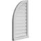 Ekena Millwork Quarter Round Top Left Surface Mount PVC Gable Vent w/ 2"W x 2"P Brickmould Sill Frame, 18"W x 32"H GVPQL18X3203SF - alternate 5